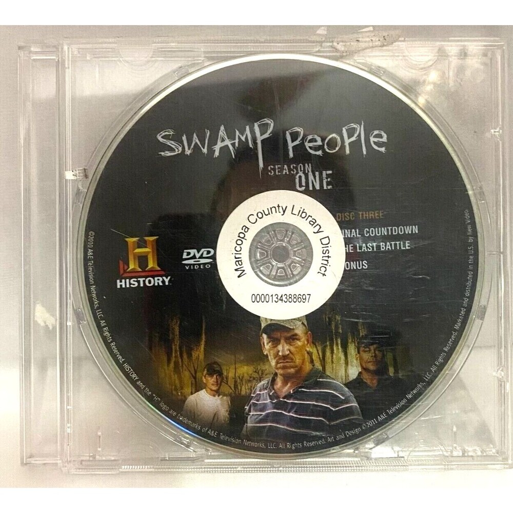 #6463 History Channel Swamp People Season One DVD